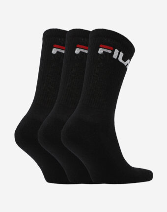 Носки FILA, 3 пары, Черный женщинам