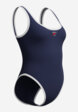 Купальник слитный женский Speedo Solid Scoop, Синий8  - превью