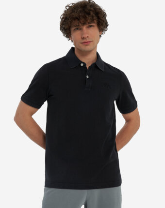 Поло мужское Kappa Polo d’Origini, Черный женщинам