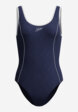 Купальник слитный женский Speedo Texture Bound Scoop, Синий7  - превью