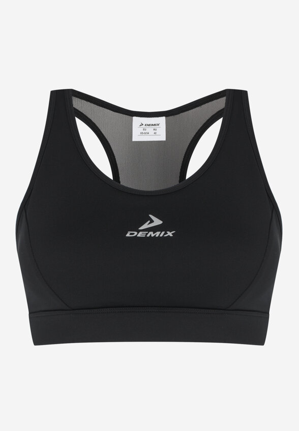 Топ бра спортивный Demix ActiveMove Urban Mesh Back, Черный