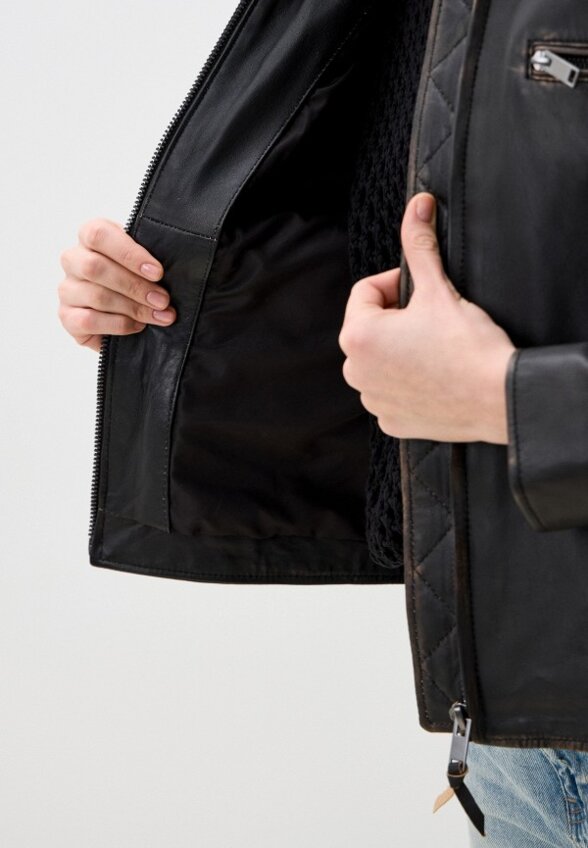 Куртка кожаная Снежная Королева