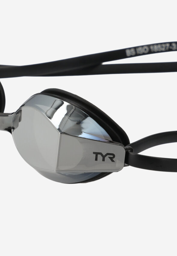 Очки для плавания TYR Black Ops 140 Ev Racing Mirrored, Серебряный
