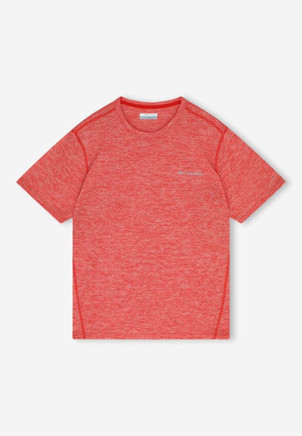 Футболка мужская Columbia Deschutes Runner Short Sleeve Shirt, Красный