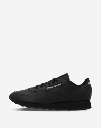 Кроссовки мужские Reebok Classic Leather, Черный женщинам
