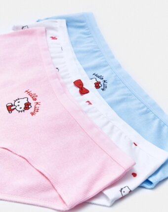 Набор из 3 трусов-слипов с принтом Hello Kitty для девочек детям