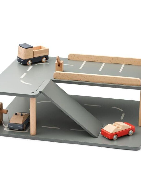 Набор машинок с гаражом ЛИВУД (LIEWOOD) 