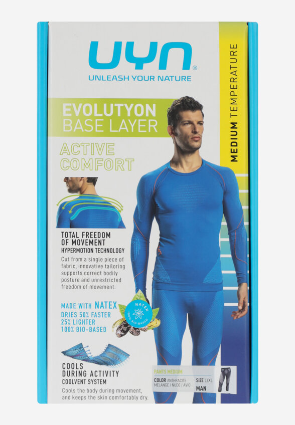 Термобелье низ мужское UYN Evolutyion, Серый