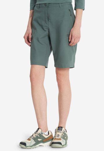 Шорты женские Jack Wolfskin Active Track, Зеленый