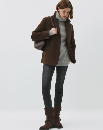 Утепленные джинсы Skinny fit женщинам