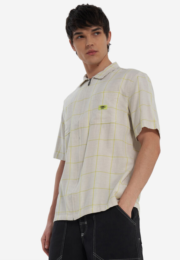 Рубашка с коротким рукавом мужская Quiksilver Mercury, Белый