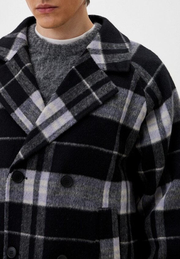 Пальто двубортное Rushbay