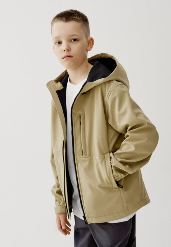 Ветровка из Softshell на флисе для мальчиков