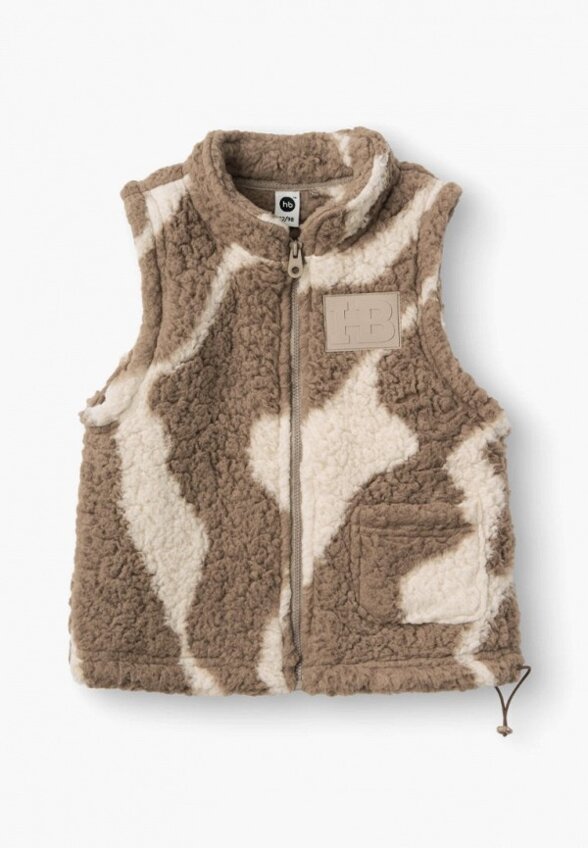 Жилет меховой Happy Baby