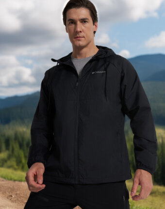 Ветровка мужская Columbia Spire Heights Iv Jacket, Черный женщинам