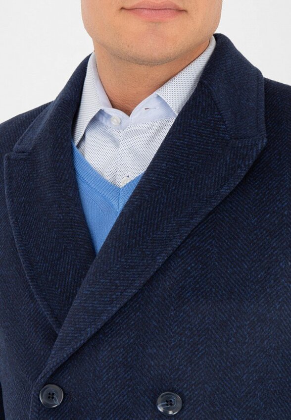 Пальто двубортное Thomas Berger