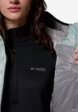 Пуховик женский Columbia Arctic Crest Down Hooded Jacket, Голубой7  - превью