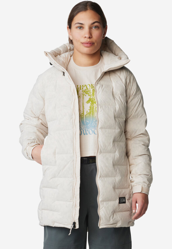Пуховик женский Mountain Hardwear Stretchdown, Бежевый