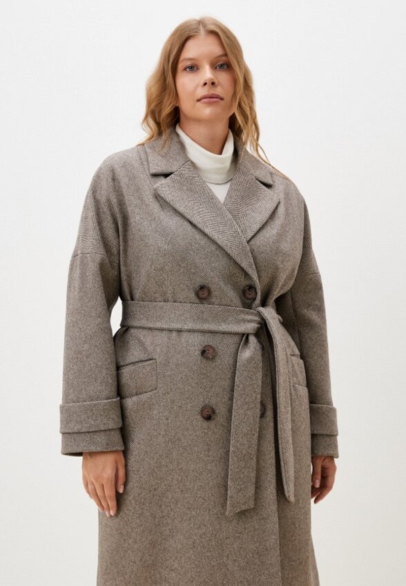 Пальто двубортное Meltem Collection