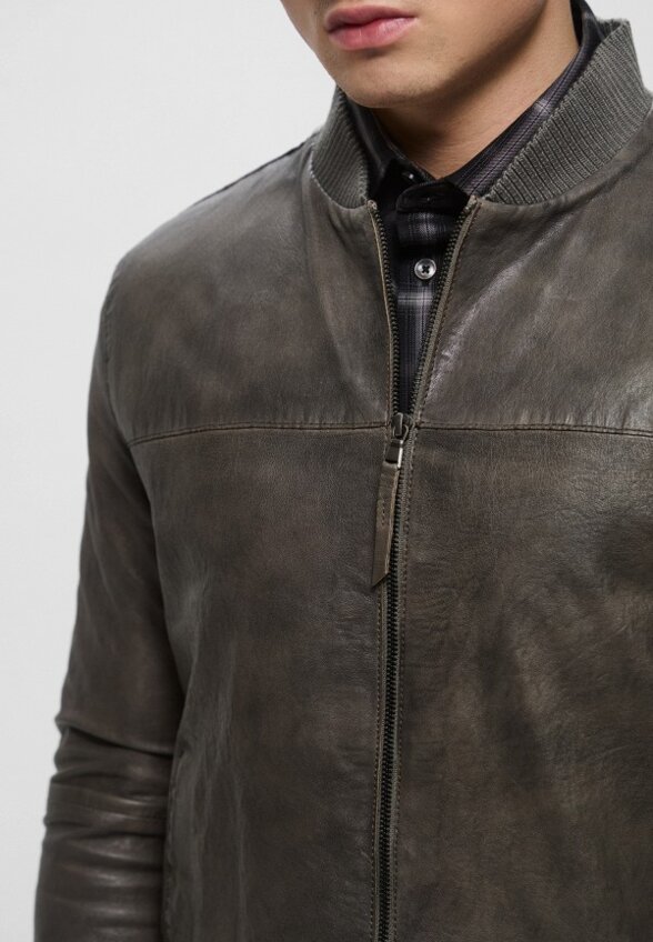 Куртка кожаная Blouson