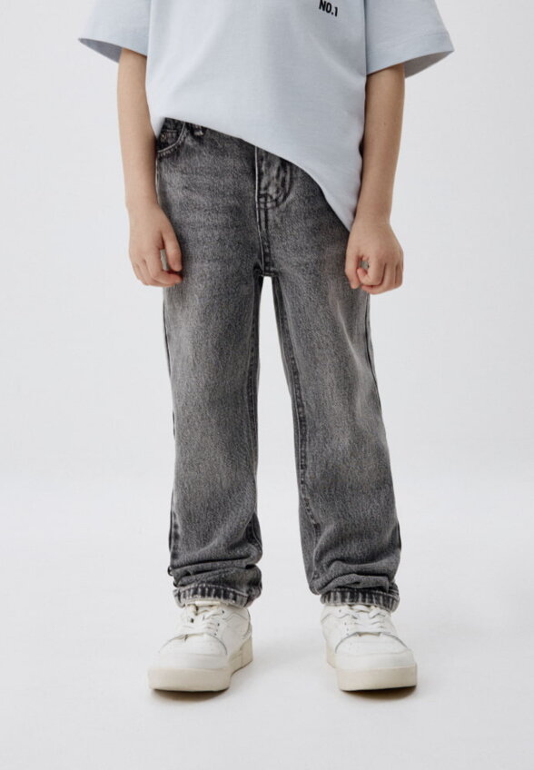 Джинсы Straight fit на резинке для мальчиков