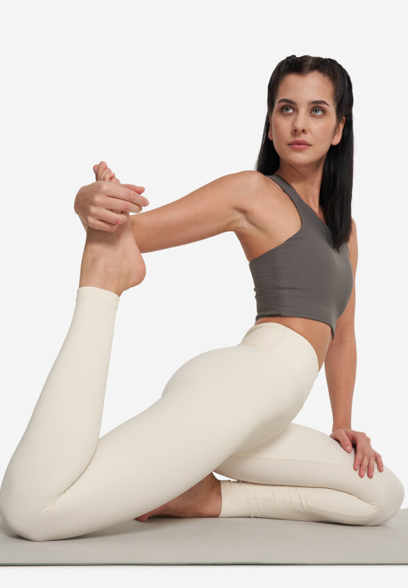 Легинсы женские Demix HighFlow Yoga, Бежевый