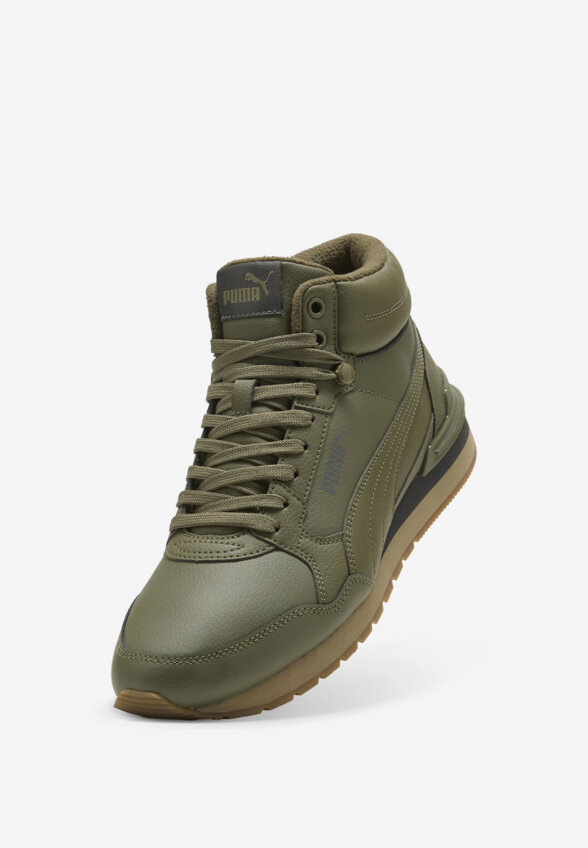 Кроссовки утепленные мужские PUMA St Runner V4, Зеленый