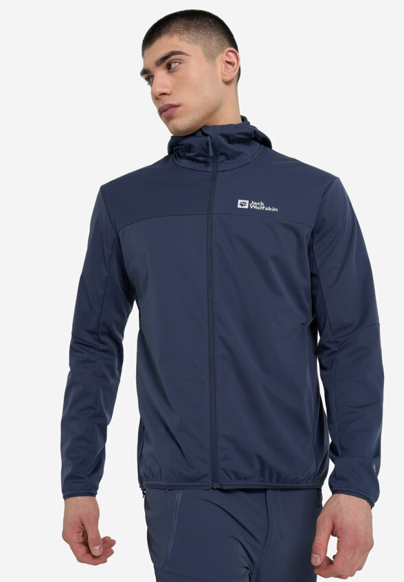 Куртка софтшелл мужская Jack Wolfskin Feldberg, Синий