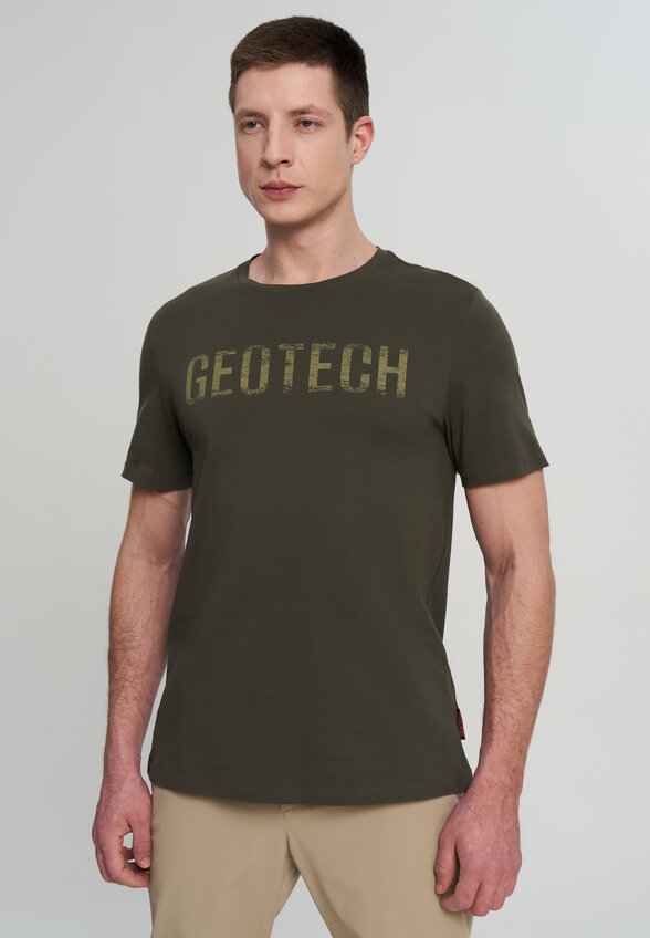 Футболка мужская Geotech, Зеленый