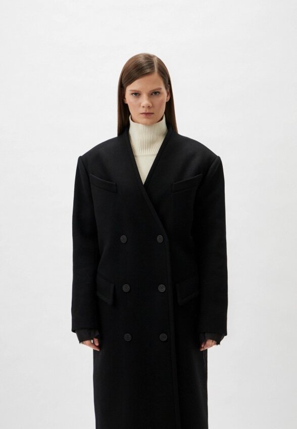 Пальто двубортное Red September