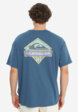 Футболка мужская оверсайз Quiksilver Crystal Jet, Синий3  - превью