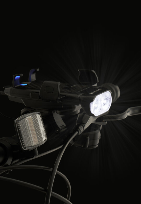 Фонарь велосипедный передний Cyclotech QL-200 RM, Черный