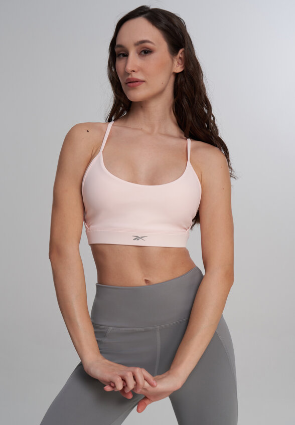 Топ бра спортивный Reebok Lux, Розовый