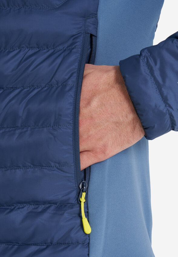 Ультралегкий пуховик мужской Jack Wolfskin Routeburn Pro, Синий