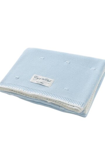 Плед детский Happy Baby, светло-голубой