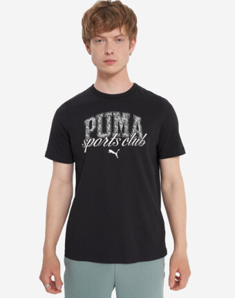 Футболка мужская PUMA Class Graphic, Черный женщинам