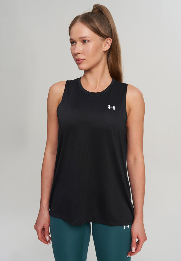 Майка женская Under Armour Tech Tank Solid, Черный