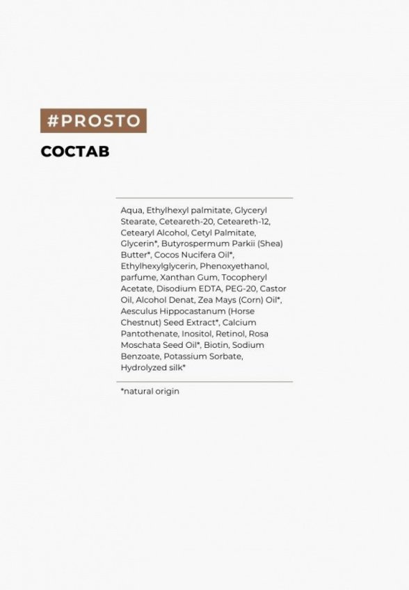 Молочко для тела Prosto Cosmetics