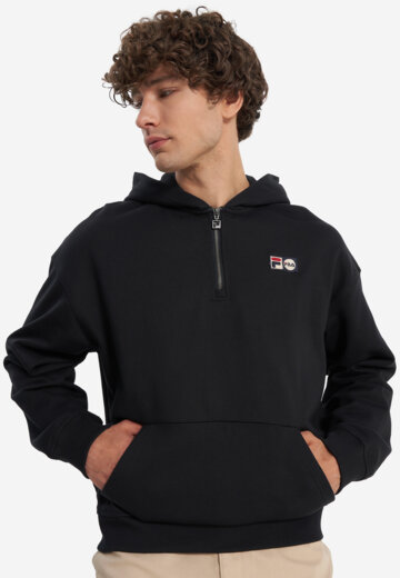 Худи мужское оверсайз FILA, Черный