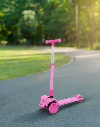 Самокат детский Reaction JOY 2.0, Розовый детям