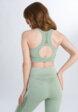 Топ бра спортивный Sensana, Зеленый3  - превью