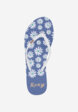 Шлепанцы женские Roxy New Viva Printed, Синий4  - превью