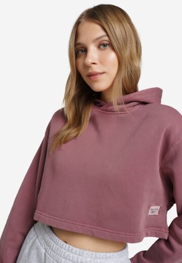 Худи женское оверсайз Reebok, Красный