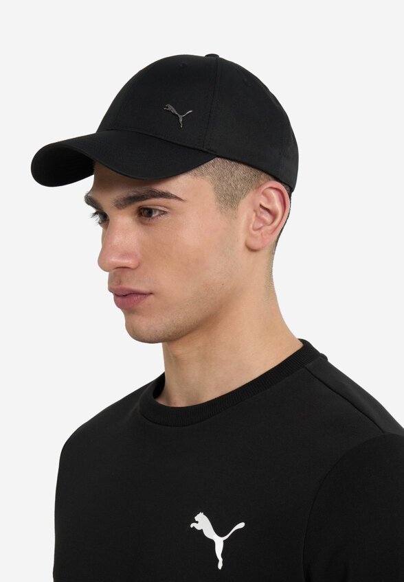Бейсболка PUMA Ess Metal Cat, Черный