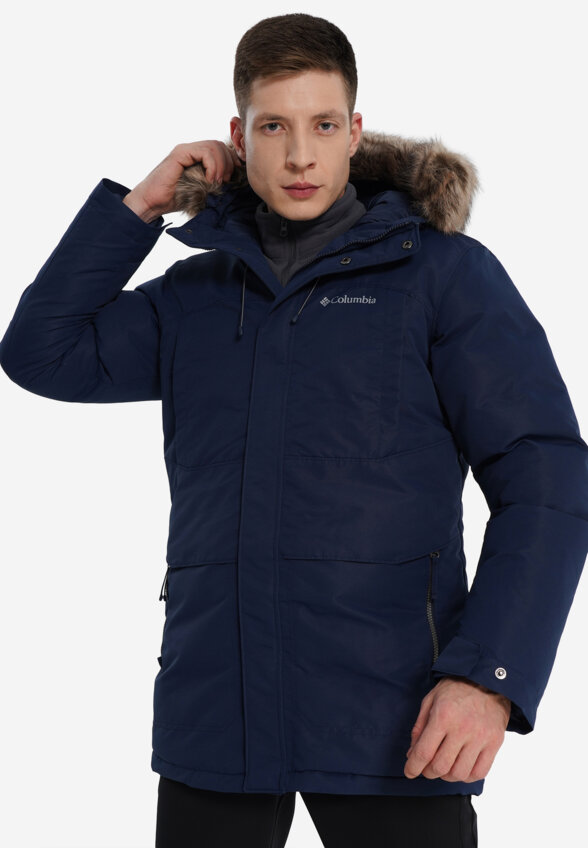 Пуховик мужской Columbia Marquam Peak III Parka, Синий