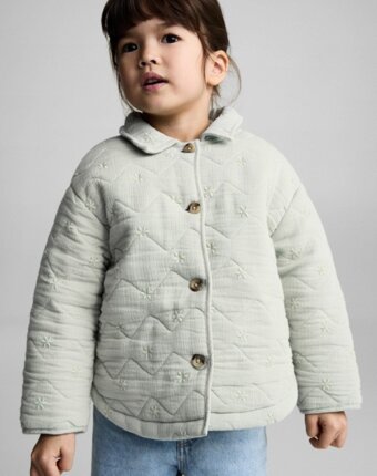 Куртка утепленная Mango Kids детям