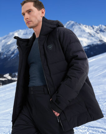 Пуховик мужской Rossignol, Черный женщинам