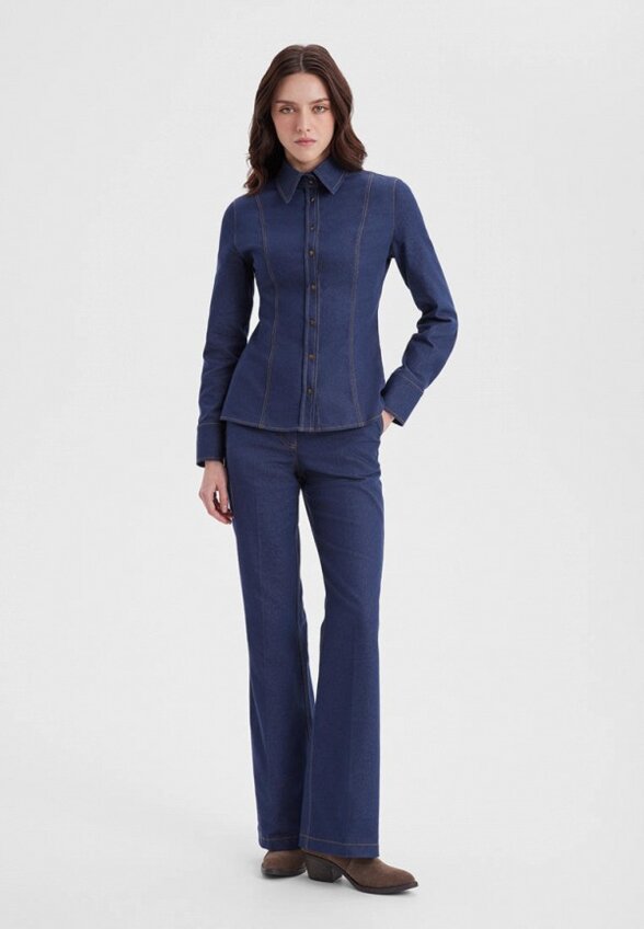 Рубашка джинсовая Olesa Chugunova