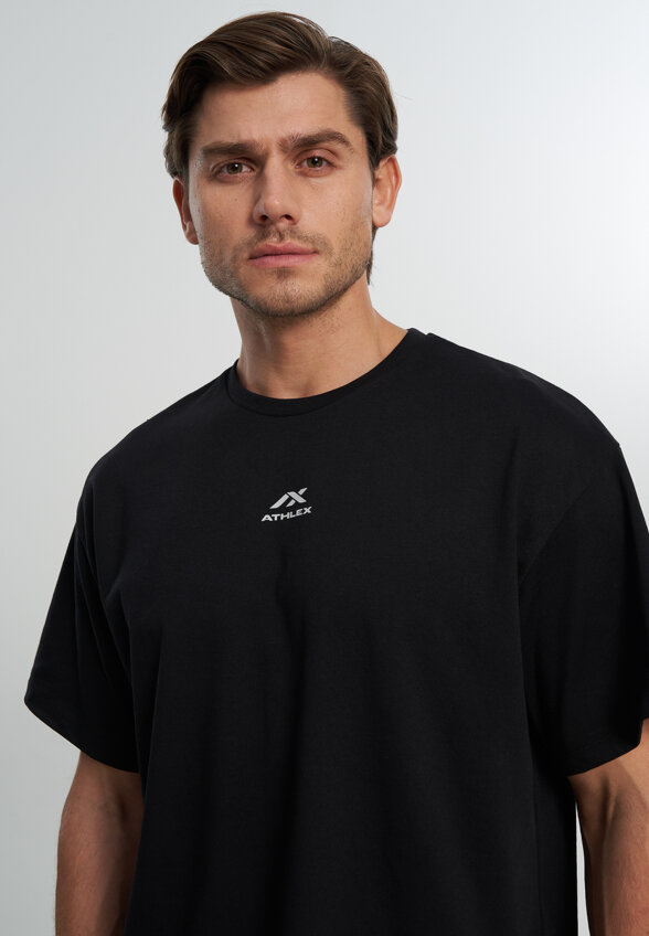 Футболка мужская оверсайз Athlex, Черный