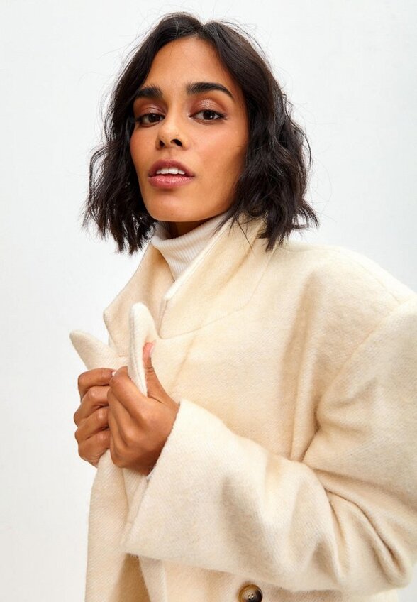 Пальто двубортное Droid&I